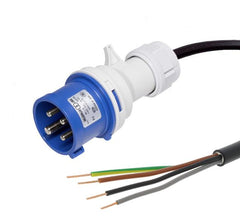 Installasjon av tilførselskabel til ladestasjon — CEE / Industristøpsel / plugg