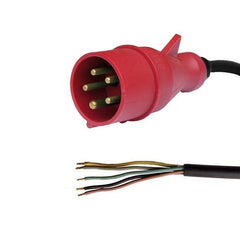 Installasjon av tilførselskabel til ladestasjon — CEE / Industristøpsel / plugg