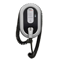 <b>Ratio EVCharge - 3,7kW - 16A/1-fas - Type 1 & Type 2</b> Fastmontert spiralkabel med type 2 støpsel (4m) / Uten kWt-teller / Uten tilførselskabel - Elbilgrossisten - 8