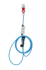 SPARK Red — 32A Rød CEE til type 2 — justerbar ladekabel 6A-32A — 3-fas