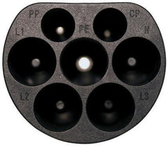 <b>OEM - Type 2 til type 1 spiralkabel</b><br>32A - 1-fas - Elbilgrossisten - 4