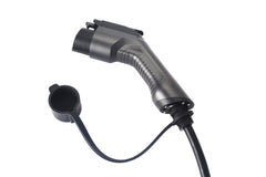 SPARK Black — Schuko / CEE til type 1/2 — justerbar ladekabel 6/10/16A — 1-fas