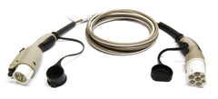 Type 2 til type 1 ladekabel - 32A - 1-fas - 5 meter - Jazzy2Go - Elbilgrossisten