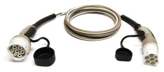 Type 2 til type 2 ladekabel - 32A - 3-fas - 5 meter - Jazzy2Go - Elbilgrossisten