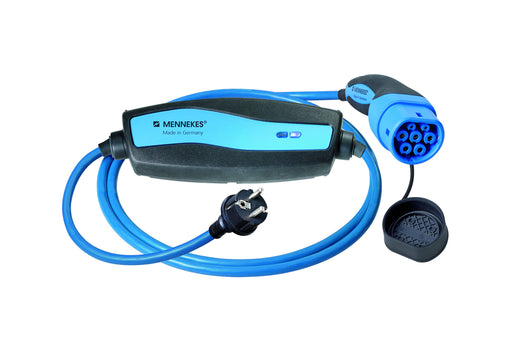 Mennekes® — Schuko til type 2 ladekabel — 10A — 1-fas