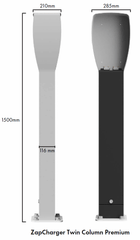 Premium ladestolpe for ZapCharger Pro