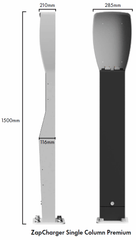 Premium ladestolpe for ZapCharger Pro