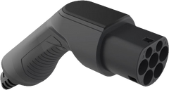 OEM — Type 2 til type 1 spiralkabel — 32A/1-fas