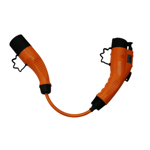 <b>Type 2 til type 1 adapter - 1-fas</b>  - Elbilgrossisten - 1